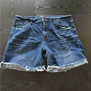 Women’s Joes Jeans Denim Shorts Size 31 Dark Blue